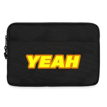 YEAH - Laptoptasche 13" - Schwarz - Vorne