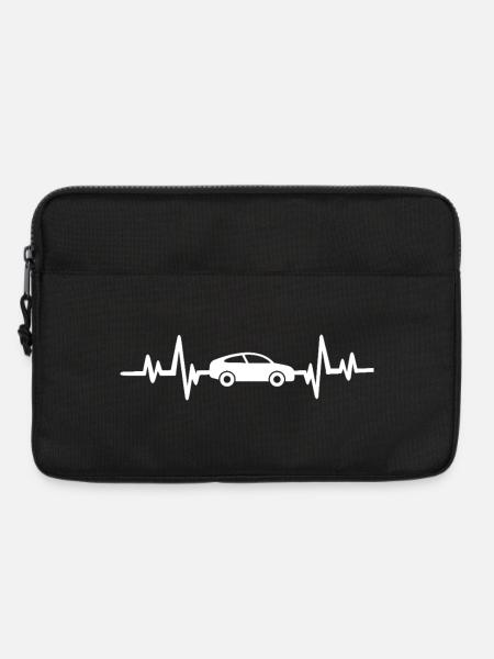 Heartbeat car - Laptop bag 13" - black