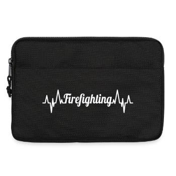 Brandbekämpfung Herzschlag - Laptoptasche 13" - Schwarz - Vorne