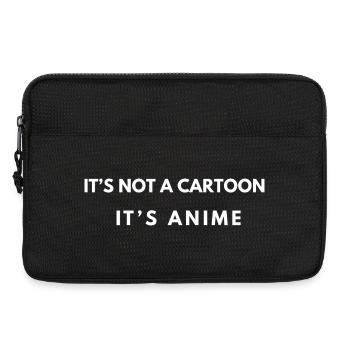It’s not a cartoon – Anime Quote - Laptop bag 13" - black - Front
