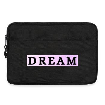 Dream in Pastelllila - Laptoptasche 13" - Schwarz - Vorne
