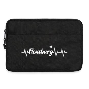 Heartbeat Flensburg - Laptoptasche 13" - Schwarz - Vorne