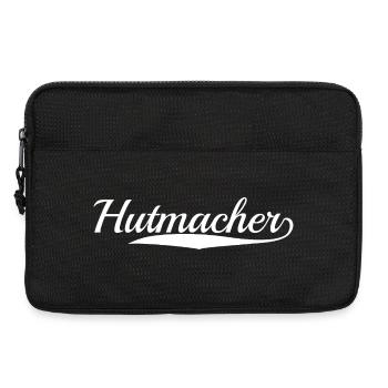 Hutmacher Modisten Beruf weiss - Laptoptasche 13" - Schwarz - Vorne
