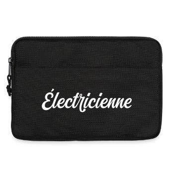 Électricienne - Sacoche pour ordinateur portable 13 pouces - noir - Devant