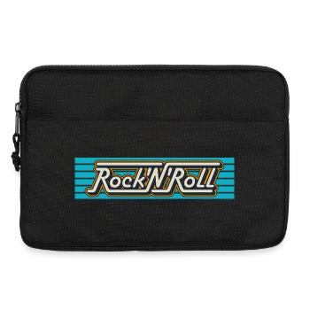 Rock 'n' Roll Retro-Typografie-Logo - Laptoptasche 13" - Schwarz - Vorne