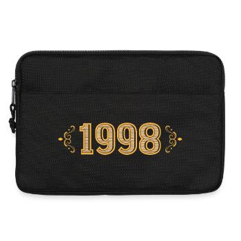 Légende depuis 1998 rétro 1998 - Sacoche pour ordinateur portable 13 pouces - noir - Devant