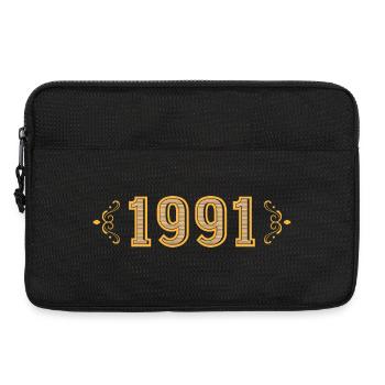 Legende seit 1991 Retro 1991 - Laptoptasche 13" - Schwarz - Vorne
