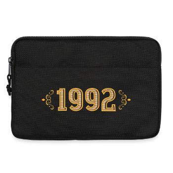 Legend since 1992 retro 1992 - Laptop bag 13" - black - Front
