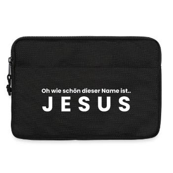 The name of Jesus - christian clothing - Laptop bag 13" - black - Front