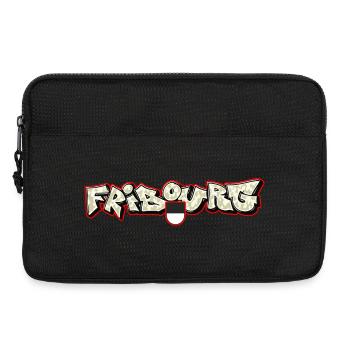 Fribourg Graffiti - Laptop bag 13" - black - Front