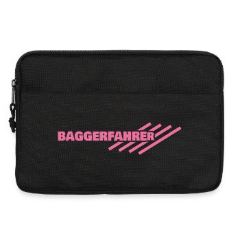 Profession: excavator driver - Laptop bag 13" - black - Front