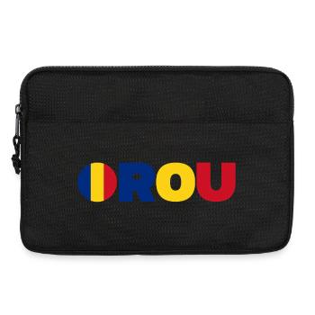 Roumanie - Sacoche pour ordinateur portable 13 pouces - noir - Devant
