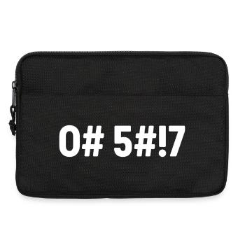 Oh Shit Coded - Laptop bag 13" - black - Front