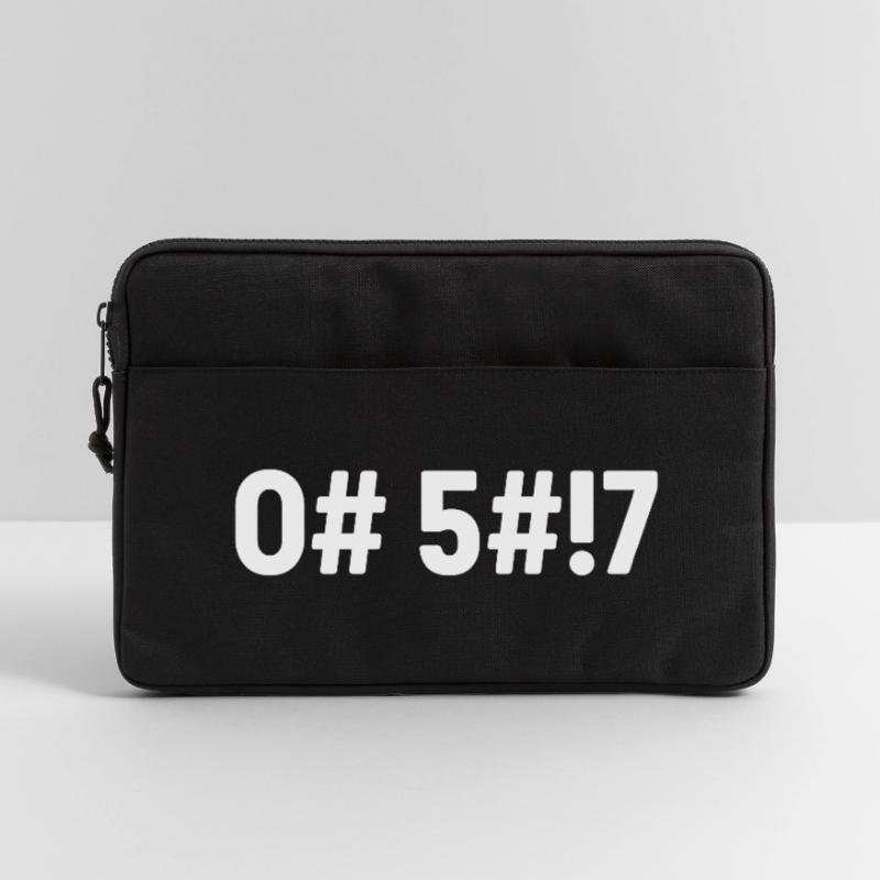 Oh merde, codé Sacoche pour ordinateur portable 13 pouces