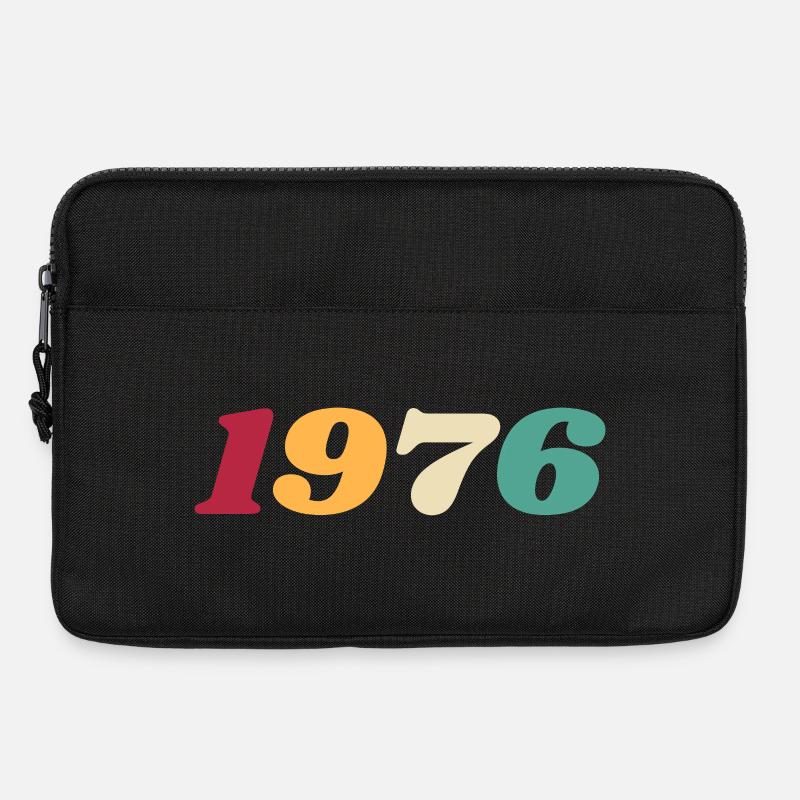 1976 Geschenk 1976 Geburtstag 1976 Retro 1976 - Laptoptasche 13" - Schwarz