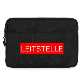 LIEBEVOLL  Leitstelle - Laptoptasche 13" - Schwarz - Vorne