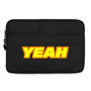 YEAH - Laptoptasche 13" - Schwarz - Vorne
