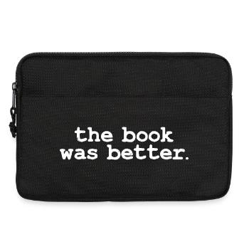 the book was better - Laptop bag 13" - black - Front