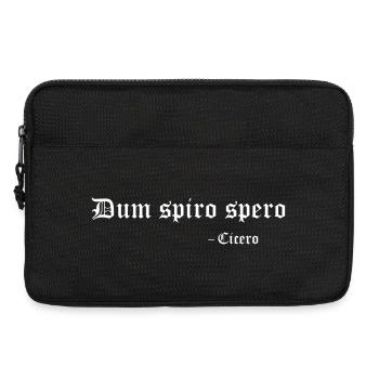 Dum spiro spero par Cicero - Sacoche pour ordinateur portable 13 pouces - noir - Devant