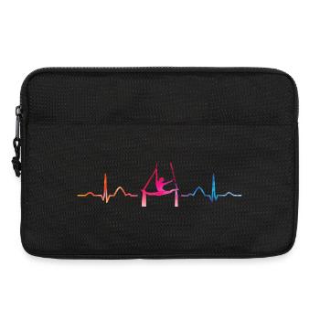 Vertikaltuch Heartbeat Luftakrobatik Aerial Silk - Laptoptasche 13" - Schwarz - Vorne