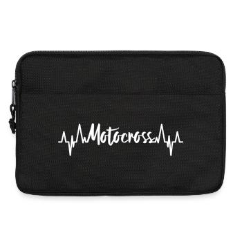 Motocross Heartbeat - Laptop bag 13" - black - Front