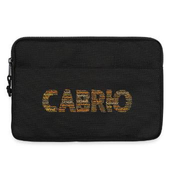 Wortwolke Cabrio Sprüche Sommer Auto  - Laptoptasche 13" - Schwarz - Vorne