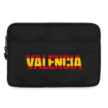 Valencia Flagge Spanien - Laptoptasche 13" - Schwarz - Vorne
