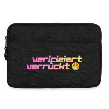 verifiziert verrückt - Laptoptasche 13" - Schwarz - Vorne
