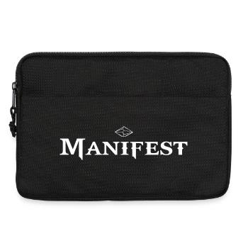 MANIFEST – Erschaffe aus deinem Inneren - Laptoptasche 13" - Schwarz - Vorne