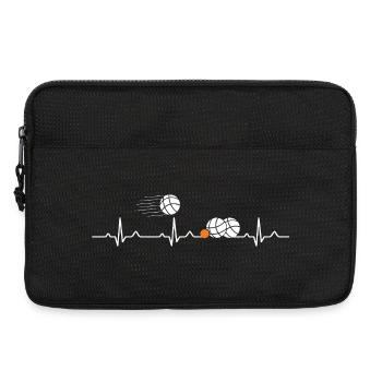 Boule heartbeat Petanque Boule player - Laptop bag 13" - black - Front