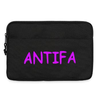 Antifa - lilac - Laptoptasche 13" - Schwarz - Vorne