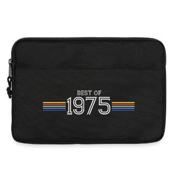 Best Of 1975 T-Shirt Cadeau Humour - Sacoche pour ordinateur portable 13 pouces - noir - Devant