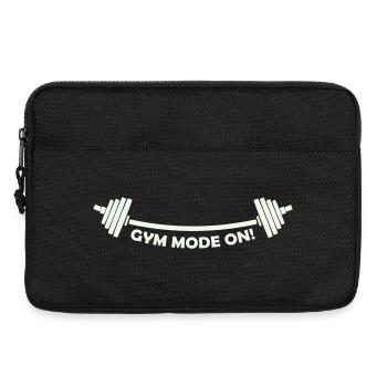 Gym Mode On Barbell - Laptop bag 13" - black - Front