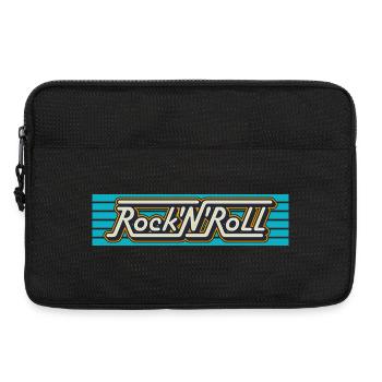 Rock'N'Roll Retro-Typografie-Logo - Laptoptasche 13" - Schwarz - Vorne