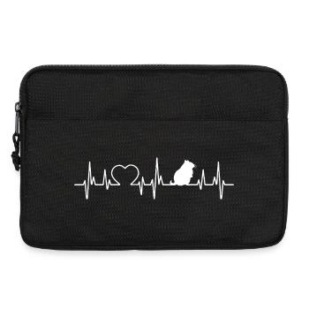 Hamster heartbeat - Laptop bag 13" - black - Front