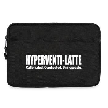Hyperventi-Latte Coffee Lovers Caffein Heat Run - Sacoche pour ordinateur portable 13 pouces - noir - Devant