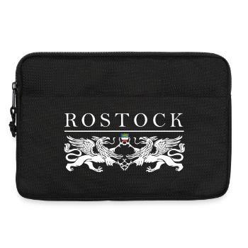 Rostock Greif Doppel - Laptoptasche 13" - Schwarz - Vorne