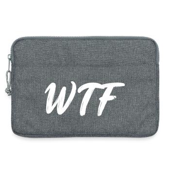WTF - Sacoche pour ordinateur portable 13 pouces - gris chiné - Devant