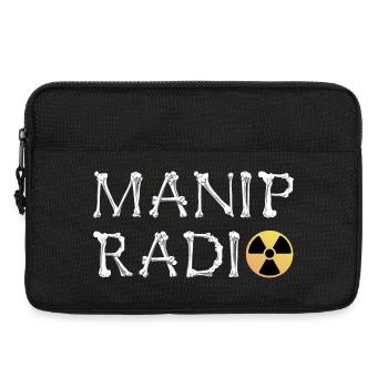 Manip radio Os Humain Anatomie Humour Radiologie - Sacoche pour ordinateur portable 13 pouces - noir - Devant