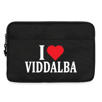t-shirt I love Viddalba t-shirt Sardinia - Laptop bag 13" - black - Front