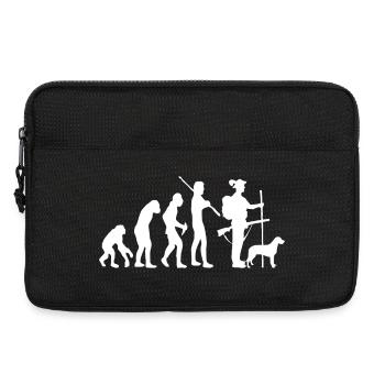 Evolution des Jägers - Laptoptasche 13" - Schwarz - Vorne