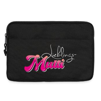 Lieblingsmutti - Muttertag - Laptoptasche 13" - Schwarz - Vorne