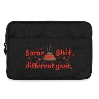 Same Shit - different year, ugly christmas - Laptoptasche 13" - Schwarz - Vorne