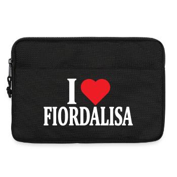 t-shirt I love Fiordalisa t-shirt gift idea - Laptop bag 13" - black - Front