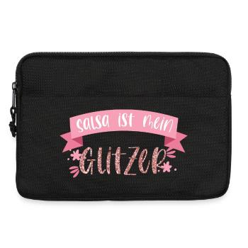 Salsa ist mein Glitzer! Tänzerin tanzen Geschenk - Laptoptasche 13" - Schwarz - Vorne