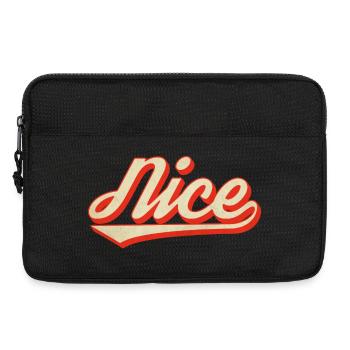 Nice Retro Lettering - Laptop bag 13" - black - Front