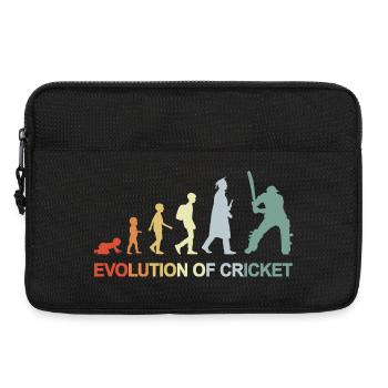 Évolution du cricket - Sacoche pour ordinateur portable 13 pouces - noir - Devant