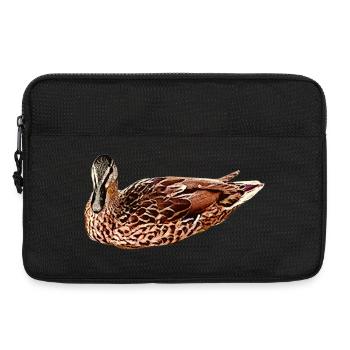 wasservögel, Stockente - Laptoptasche 13" - Schwarz - Vorne
