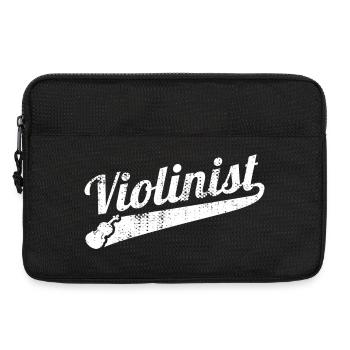 Lustiger Violinist - Laptoptasche 13" - Schwarz - Vorne
