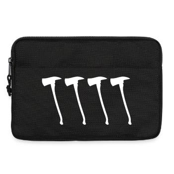 Fireman's Axe Sketch - Laptop bag 13" - black - Front